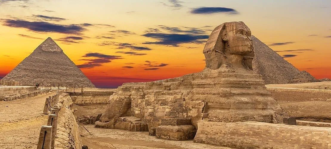 Sunset view in best egypt travel packages